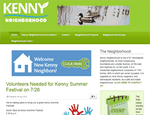 Tablet Screenshot of kennyneighborhood.org